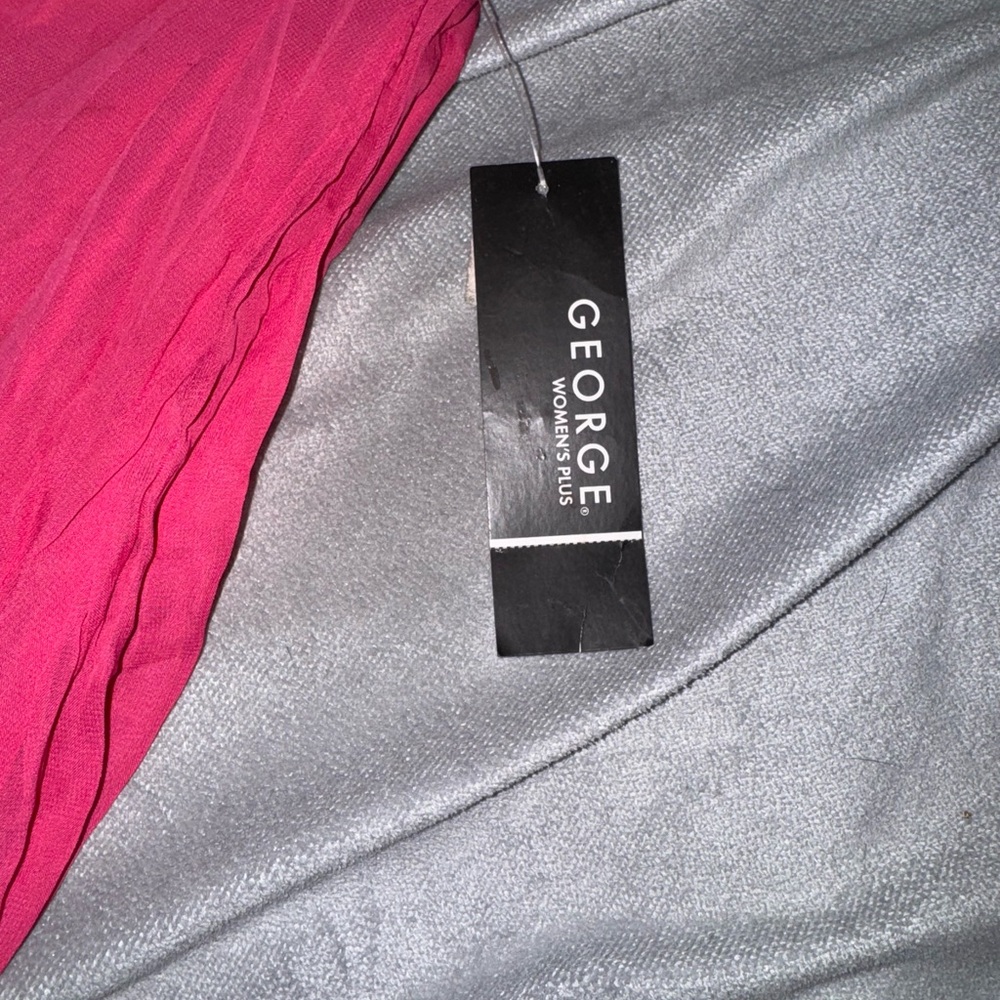 Pleated skirt neon pink